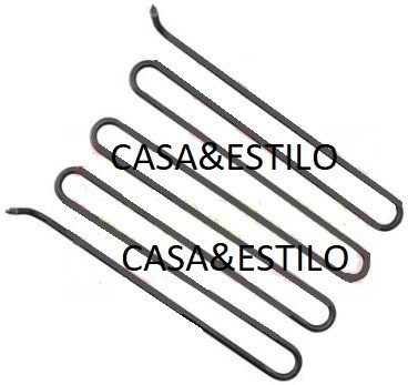 Resistência Elétrica Crepe Croydon 1620w Inox 22x22cm 2pçs 0