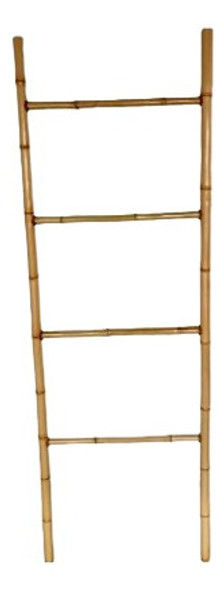 Escada Decorativa Em Bambu Natural 2 Unidades 150x45 Cm 1