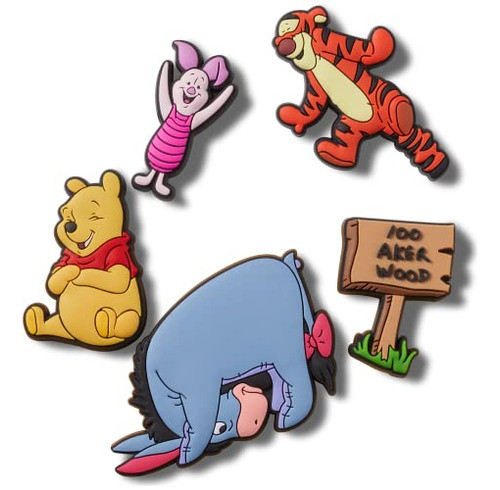 Accesorios Para Crocs De Pvc 5 Pcs. Winnie The Pooh 1