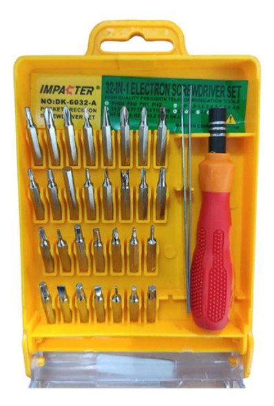 Juego Destornillador Precisión 32 En 1 Reparación Celular 0