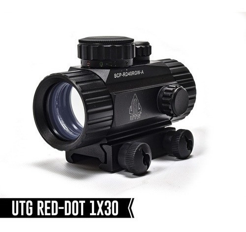 Mira Red Dot Cbq Utg Reflex 1x30 Riel 22mm Scp-rd40rgw 24772 1