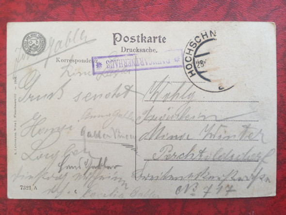 Austria Hotel Baumgartnerhaus 1904 Postal 1