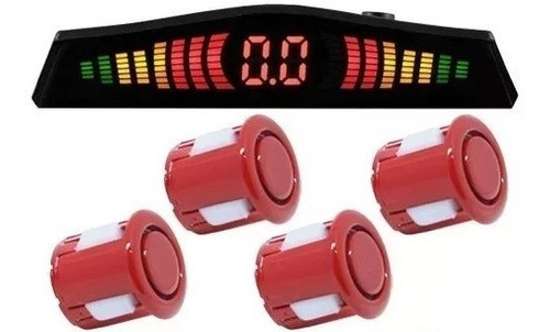 Kit Monitor Fixo Com Sensor Vermelho Câmera Toyota Rav 4 1