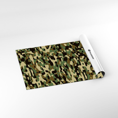 Adesivo Camuflado 2x1m Verde Militar 0