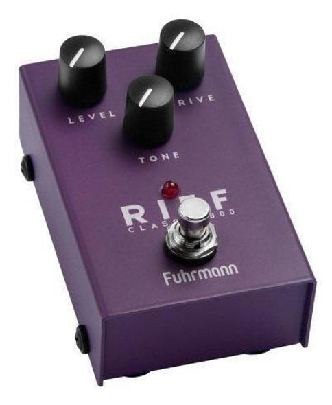 Pedal Guitarra Fuhrmann Cl20 Riff Drive Analógico 9v 0