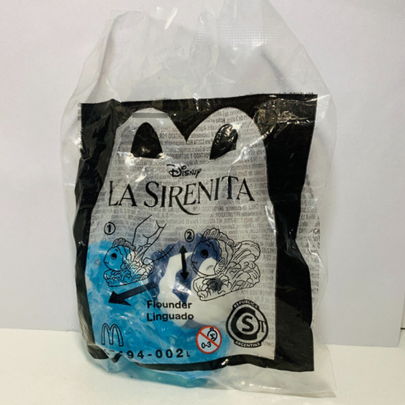 Juguete Flounder Pez La Sirenita Mcdonalds 2023 Nuevo! 1
