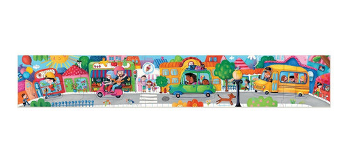 Puzzle Panoramico Paseo Familia Rompecabezas Educa Niños Ax® 1