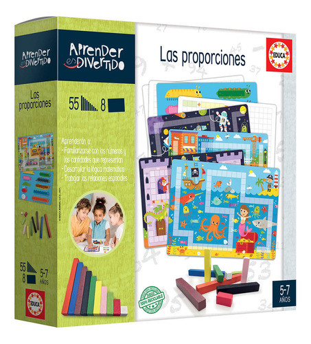 Juego Aprender Es Divertido Proporciones Didactico Educa Ax® 0