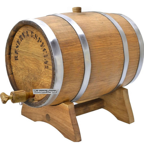 Barril Barrica Ancorote Madeira Cumaru 3 Litros Rústico 0