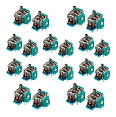 20 Botões Analógicos 3d Direcional Compatível Controle Ps4 0