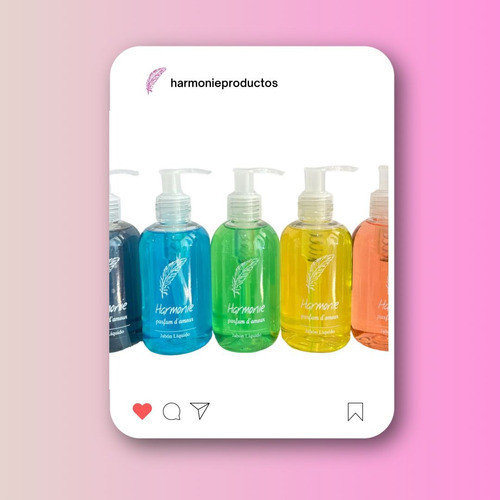 30 Jabones Liquidos De 200cc. Harmonie Productos 1