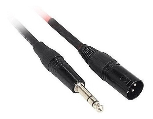 Rockville Rcxmb15b 15 Rean Xlr Macho A 14 Trs Cable Negro 10 0
