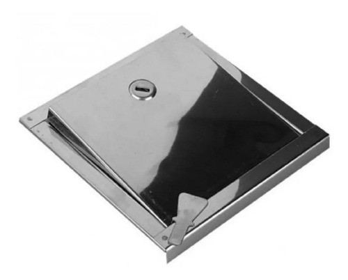 Tapa Puerta Llave De Paso 20x25 Cm Acero Inoxidable Rohermet 0