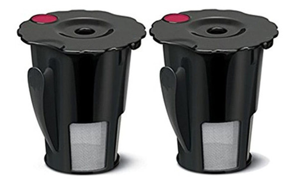 Pequeño Filtro De Café Negro De Café Reutilizable Para Keuri 0