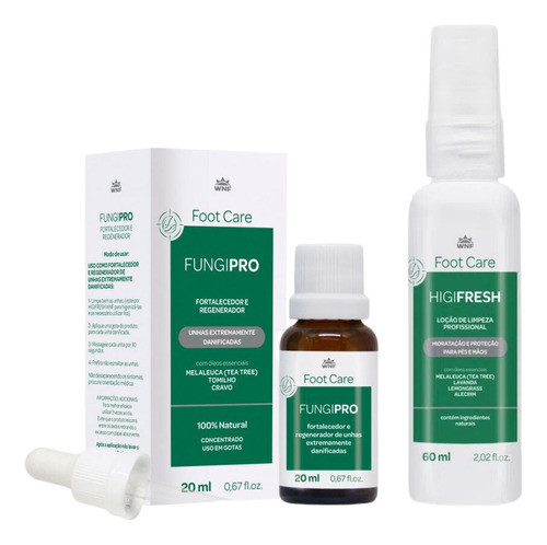 Kit Foot Care Fungipro E Higifresh Wnf - Cuidado Mãos E Pés 0