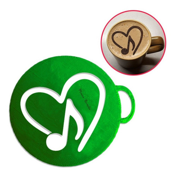 Stencil Musica Corazon Amor 6 A 8 Cm Reposteria Cafe Decora 0 Stencil Musica Corazon Amor 6 A 8 Cm Reposteria Cafe Decora 0