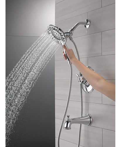 Delta Faucet Linden Serie 17 Kit De Bañera Y Adorno De Ducha 1