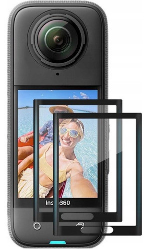 2 X Vidrios Templados Film Protector Para Cámara Insta360 X4 0