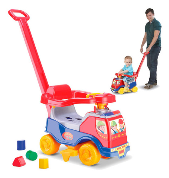 Totoka Plus Com Som Carrinho Infantil Triciclo Andador 0