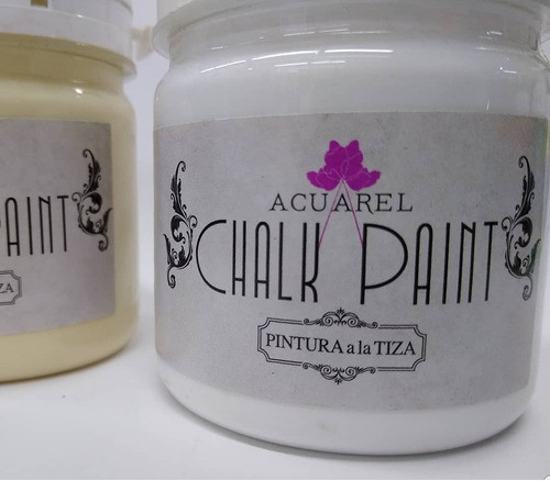 Pinturas A La Tiza Chalk Paint Acuarel Colores 200cc 0
