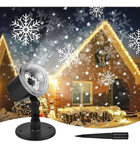 Luces De Proyector De Navidad Para Exteriores, Resistentes A 0