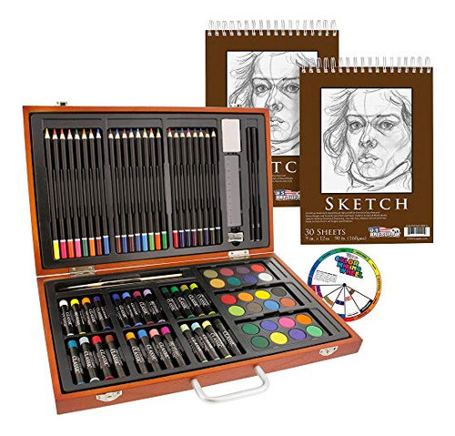 Us Art Supply 82 Piezas Deluxe Art Creativity Set En Caja De 0