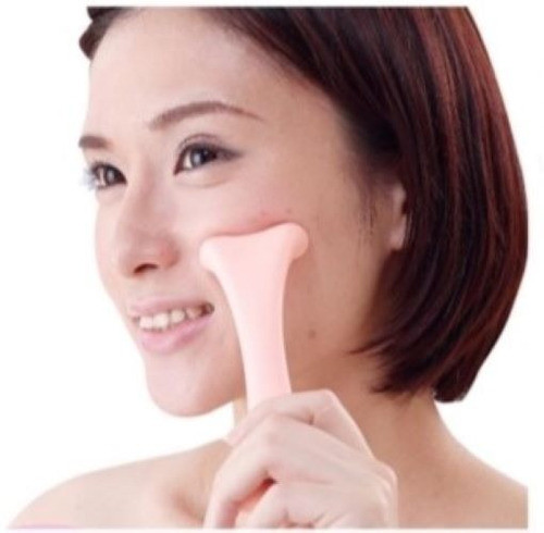 Masajeador Facial Manual Doble Cabeza Activa Colágeno Suave 0