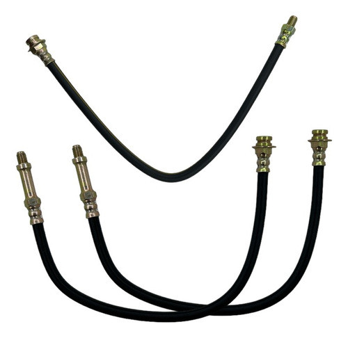 Kit X3 Flexibles Freno Del+tras P/ Ford F100 63-85 1