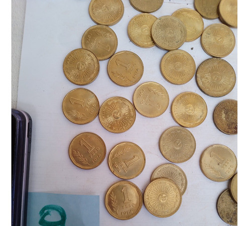 Lote 1 Kg Antiguas Monedas Argentinas En Bronce Lote 9 Ver 1