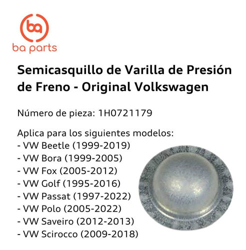 Semicasquillo De Varilla De Presión Freno Polo 2016 Al 2021 1