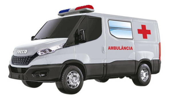 Van Iveco Daily Ambulância Com Acessórios - Usual Brinquedos 1