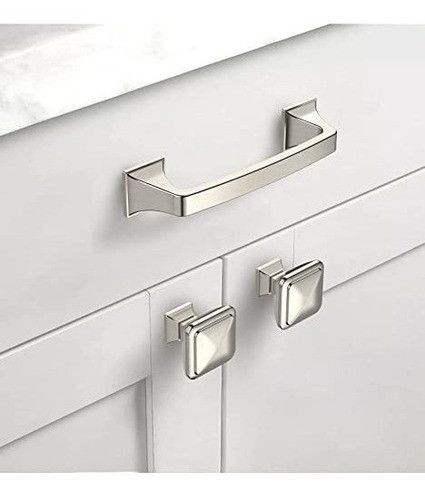 10 Tiradores Pomos De Cocina 3.2cm Asidrama -niquel Satinado 1