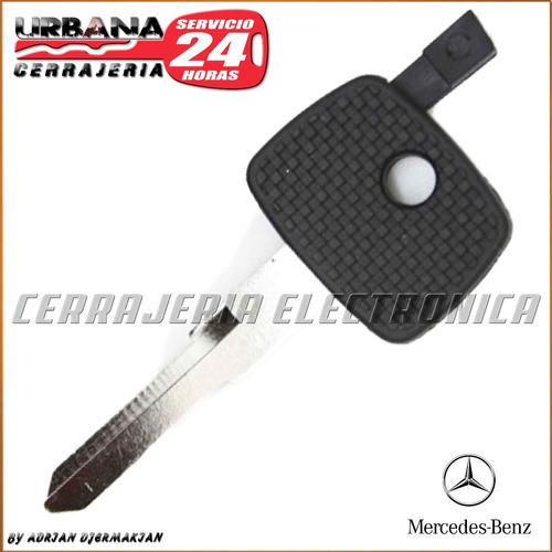 Llave Codificada Con Chip Mercedes Benz Cerrajeria Urbana 0
