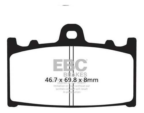 Pastilla Freno Ebc Kawaski Zx600 Zx1100 Ninja Gsf1250 Fa158h 1