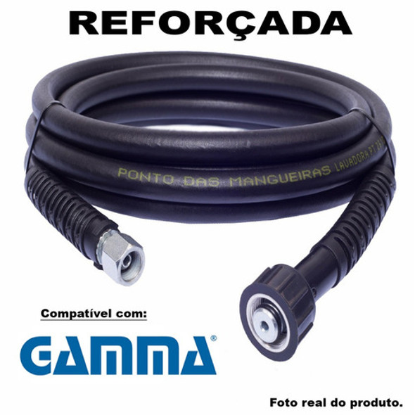 Mangueira Reforçada Lavadora Pressão Gamma 150 - C/05mtrs 0