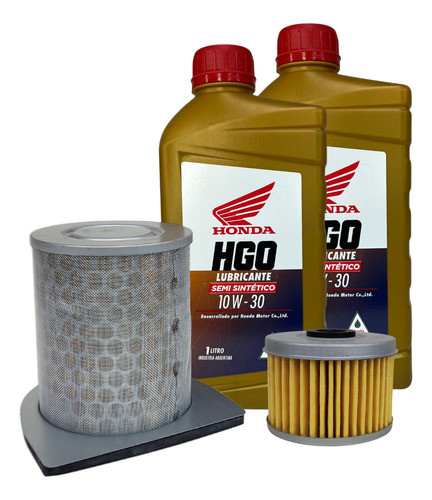 Kit Service Filtros Original Y Aceite Hgo Semi Sint Cbx 250 0