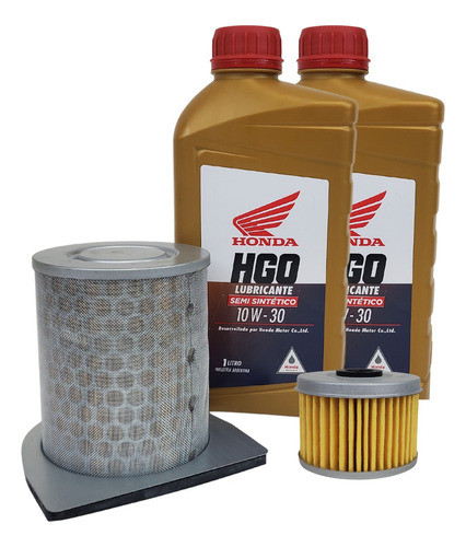Kit Service Filtros Original Y Aceite Hgo Semi Sint Cbx 250 0