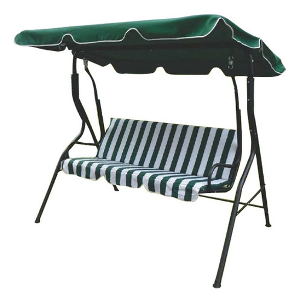 Sillón Hamaca De Jardín Exterior Con Toldo Para 3 Personas 0