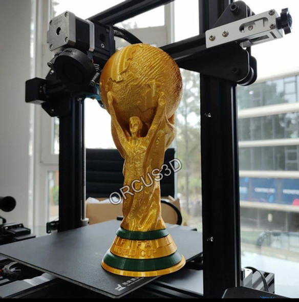 Copa Del Mundo - Fifa Qatar 2022 -tamaño Real 36cm Hay Stock 1