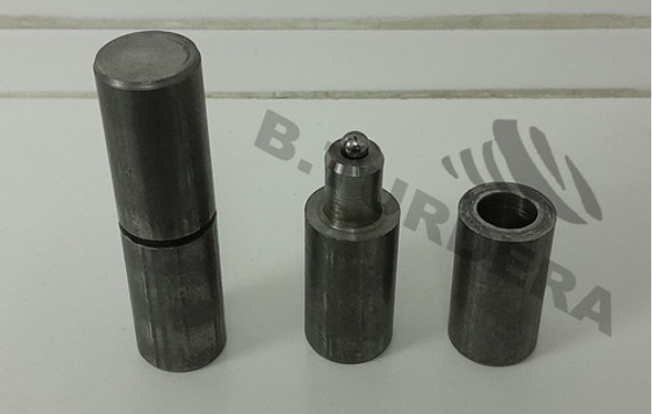 Bisagra Torneada Municion 22x83mm Soldar Bolilla Portones 1 Bisagra Torneada Municion 22x83mm Soldar Bolilla Portones 1