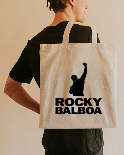 Bolsa Tela Lienzo Tote Bag Rocky Balboa 0