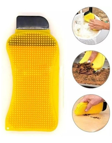 Esponja De Silicona Para Cocina Multifunción 3en1 1