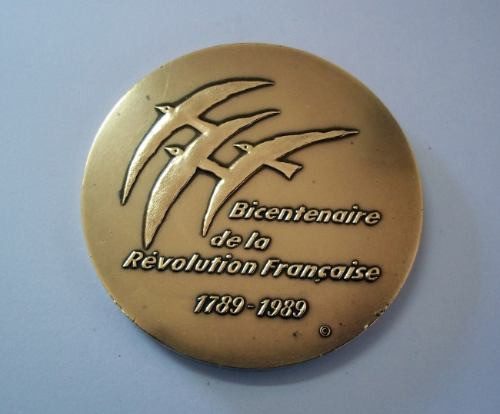Medalla Bicentenario Revolución Francesa 1789/1989-sellada 0
