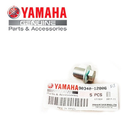 Tampão Do Dreno Xtz 250 Fazer 250 Dt 200 Original Yamaha 0