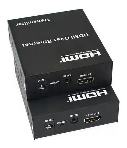 Hdmi Extender Tx/rx Via Cabo De Rede Até 120 Mts 0