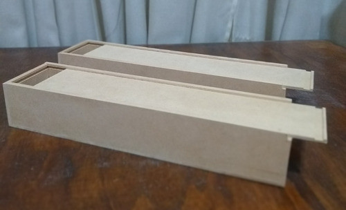 Caja Fibrofacil Con Tapa Corrediza De 24x8 X7 Cm  X2 Un 1