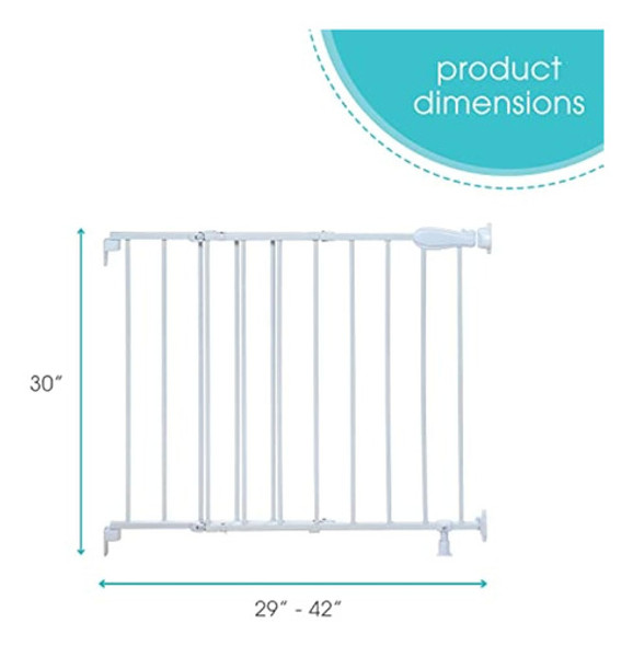 Summer Infant Puerta De Metal Fácil De Asegurar 1