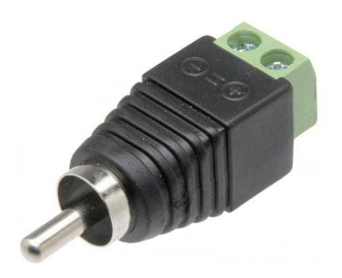 Ficha Adaptador Rca Macho Con Bornera Para Audio Cctv Camara 0