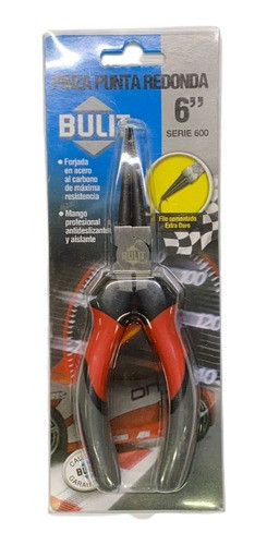 Pinza Punta Redonda 6  150mm Bulit Serie 600 Mod: Pza S6 Pr6 0