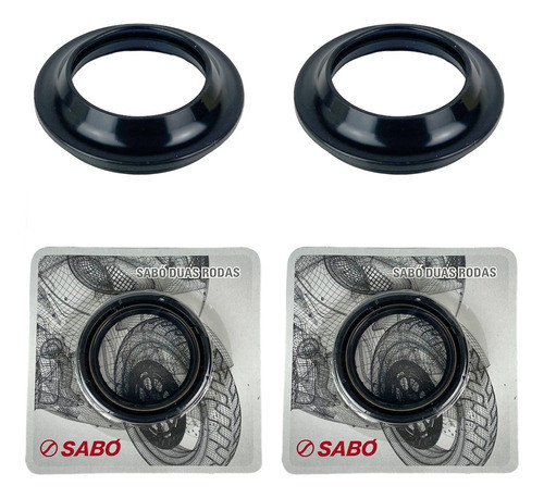 Kit Retentor Bengala Guarda Pó Ybr125 Factor 125 Rd 135 Sabo 0